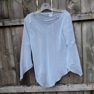 Esprit Blue sheer top sz. M